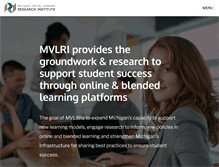 Tablet Screenshot of mvlri.org